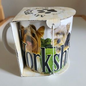 Yorkshire terrier coffee mug--Never used, Darling Yorkshire terrier mug
